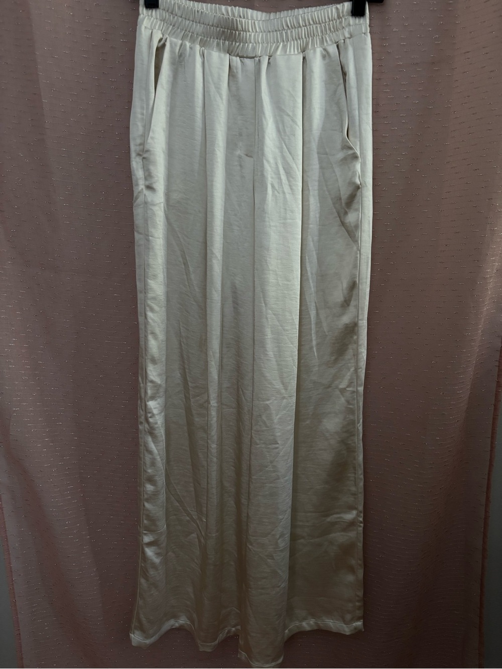 Forever 21 Cream Wide Leg Pants